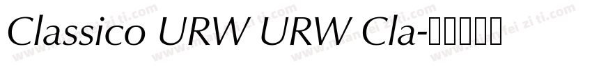 Classico URW URW Cla字体转换